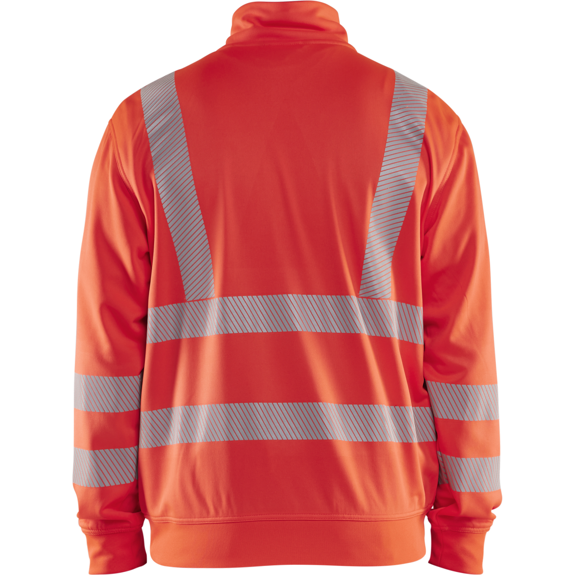 Blaklader High Vis Half-Zip Sweatshirt, Red (4)
