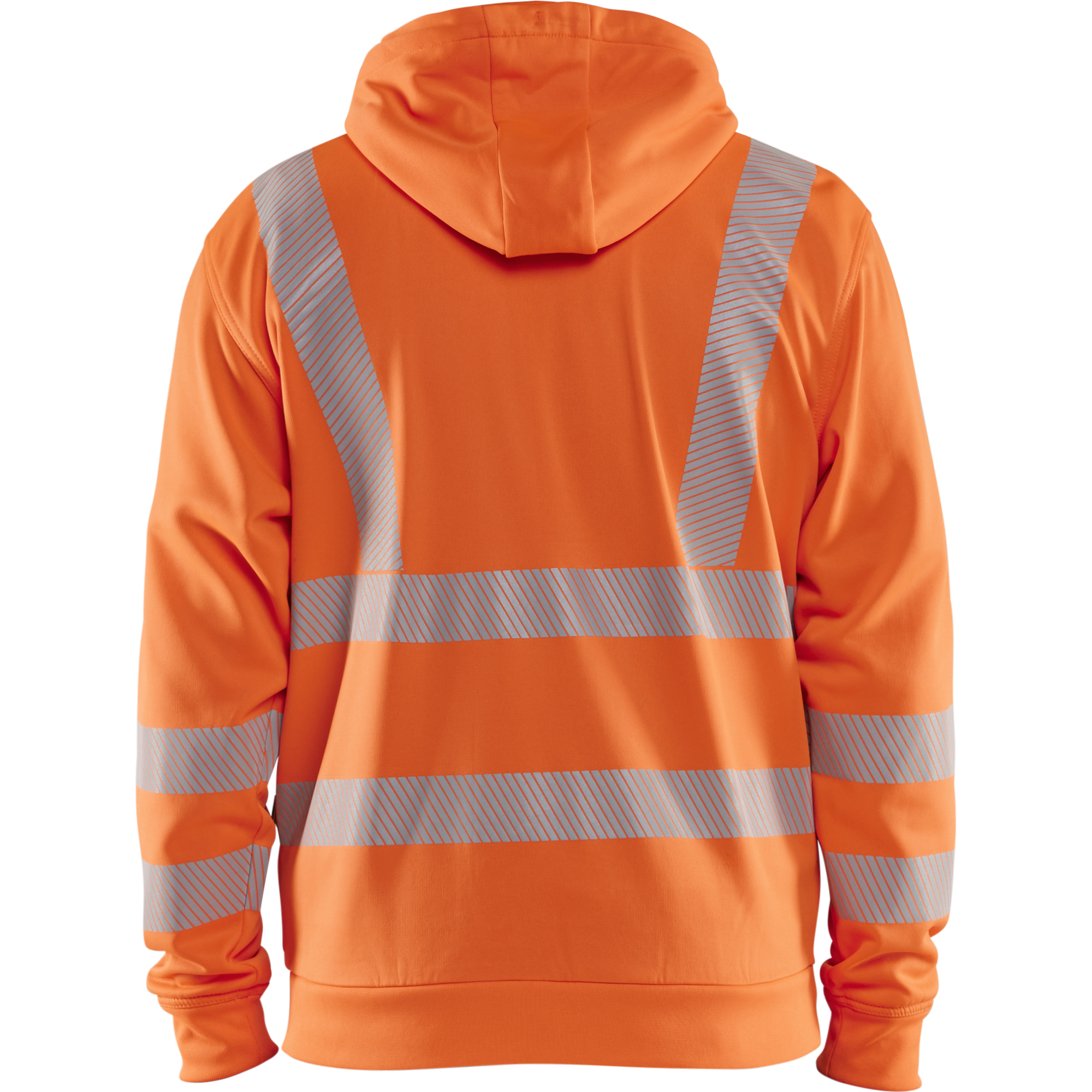Blaklader High Vis Hooded Sweatshirt with Zip, Orange (4)