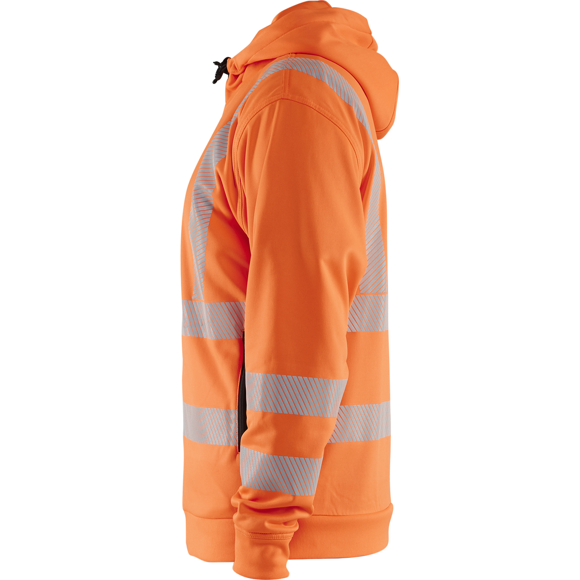 Blaklader High Vis Hooded Sweatshirt with Zip, Orange (3)