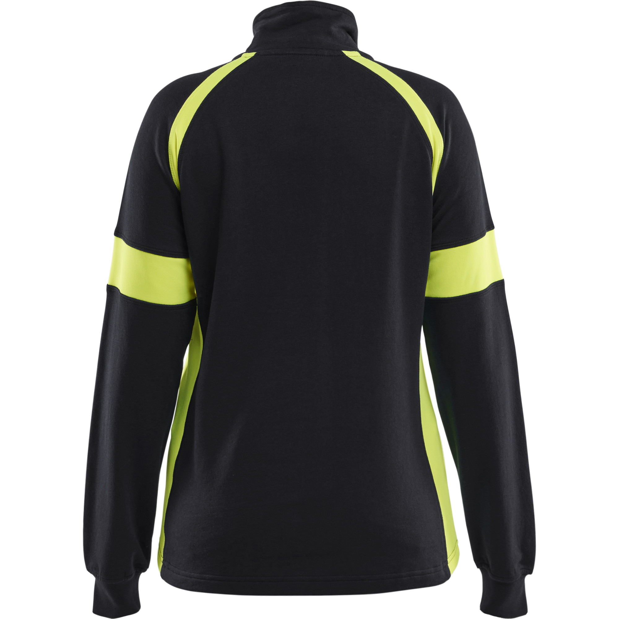 Blaklader High Vis Women's Sweatshirt, Black/Yellow (4)
