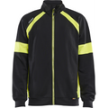 Blaklader High Vis Full Zip Sweatshirt, Black/Yellow