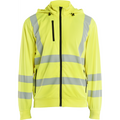 Blaklader High Vis Sweatshirt with Detachable Hood, Yellow