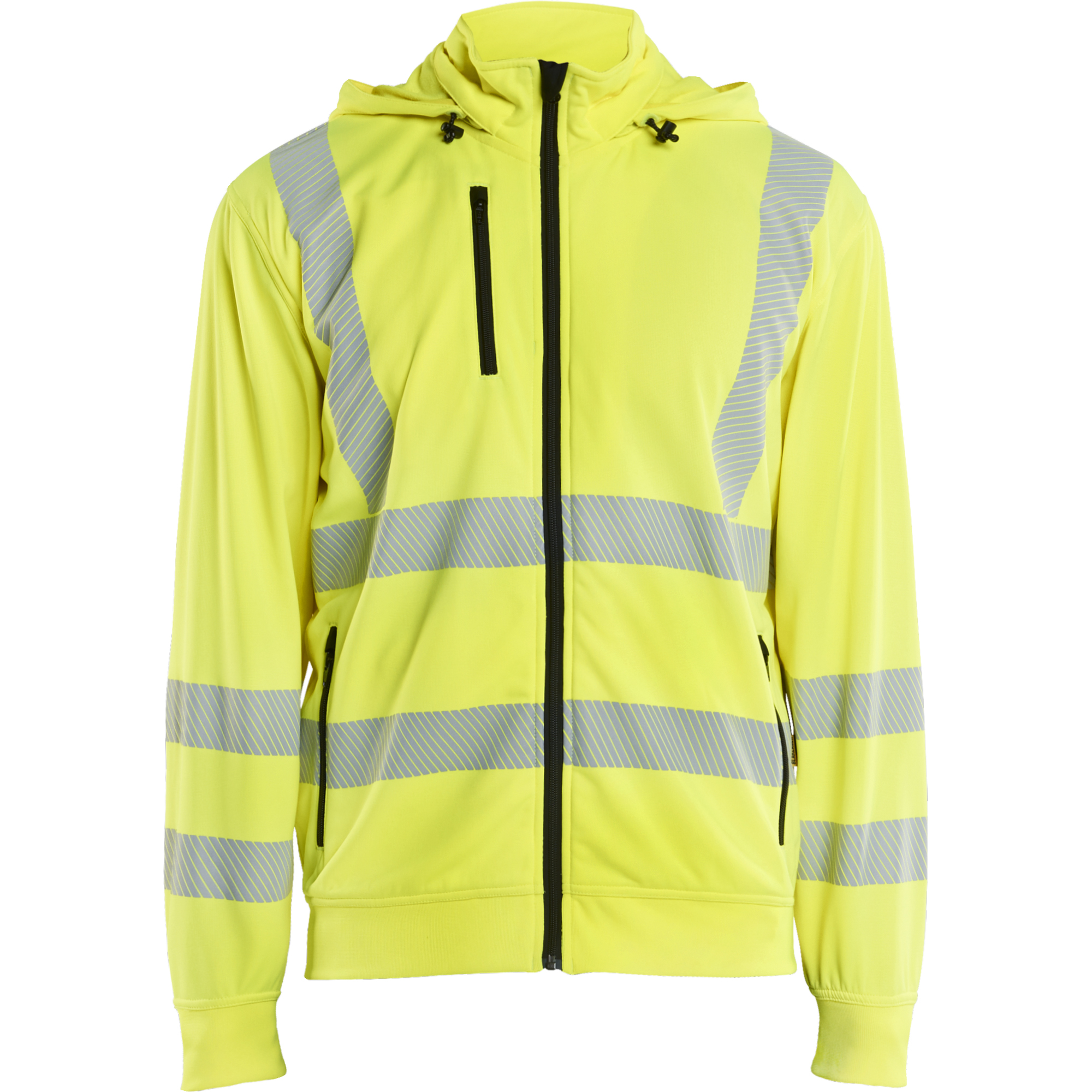 Blaklader High Vis Sweatshirt with Detachable Hood, Yellow