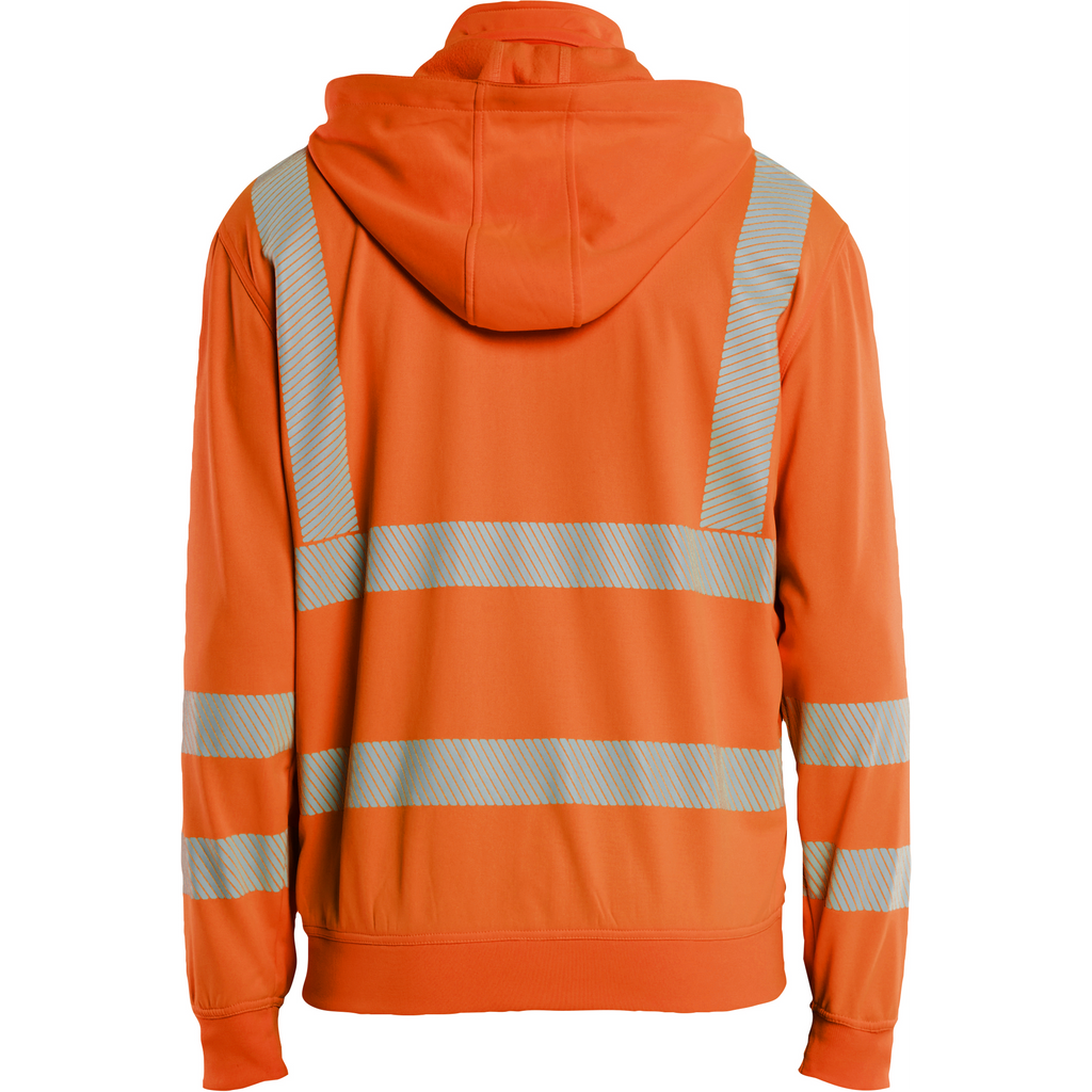 Blaklader High Vis Sweatshirt with Detachable Hood, Orange (4)