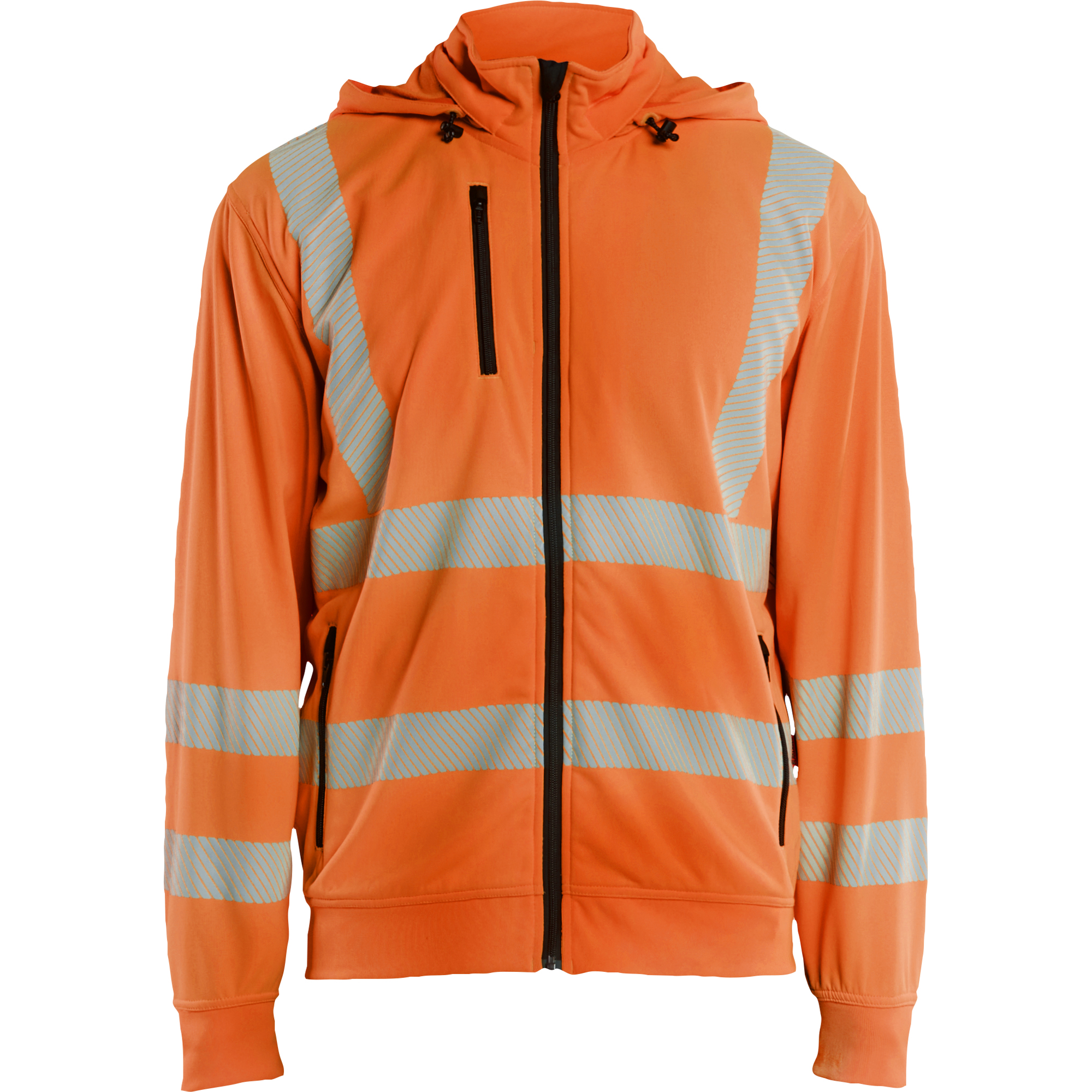 Blaklader High Vis Sweatshirt with Detachable Hood, Orange