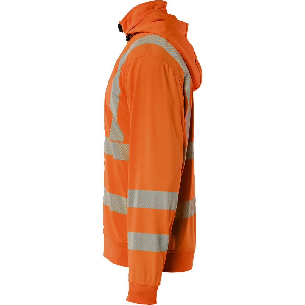 Blaklader High Vis Sweatshirt with Detachable Hood, Orange (3)