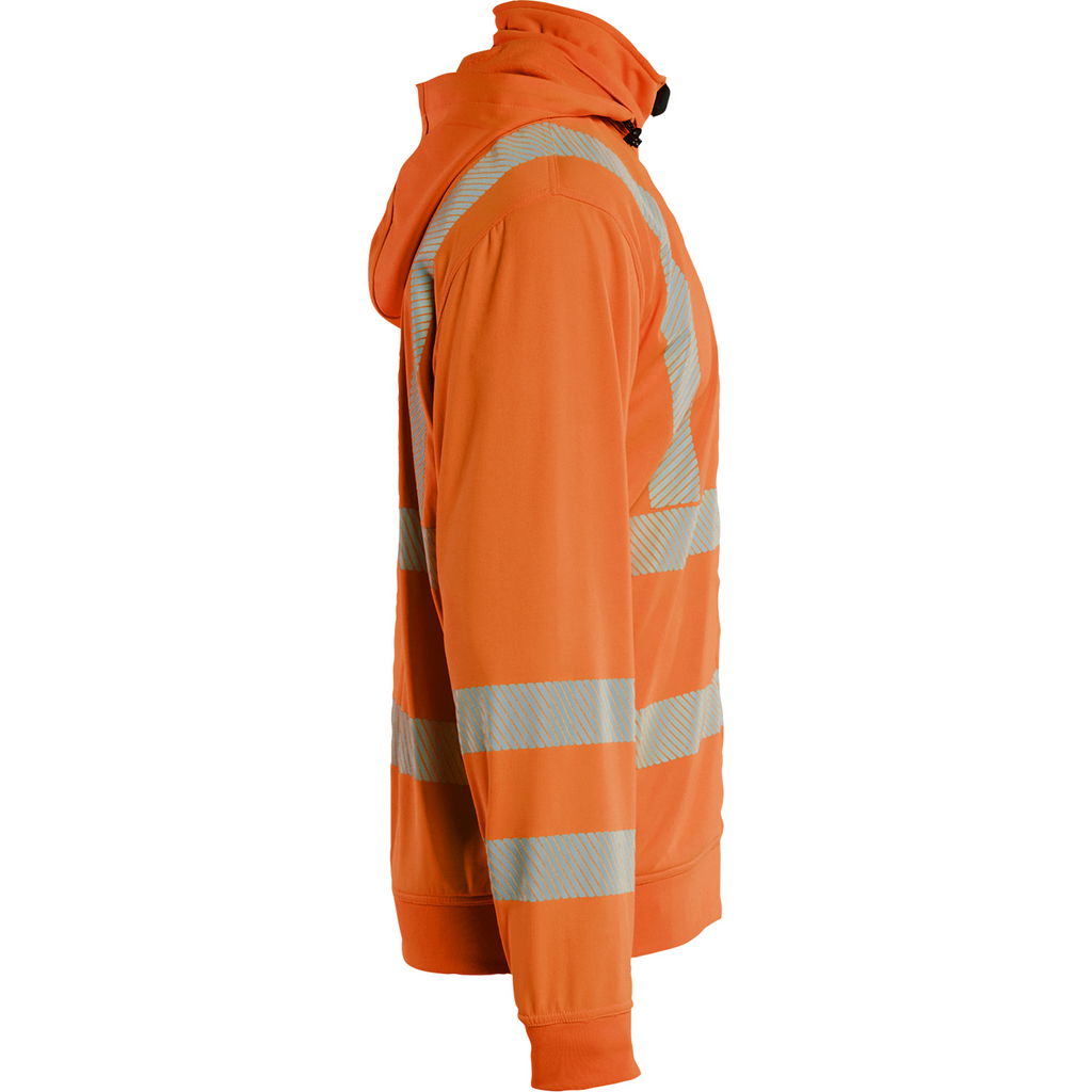 Blaklader High Vis Sweatshirt with Detachable Hood, Orange (2)
