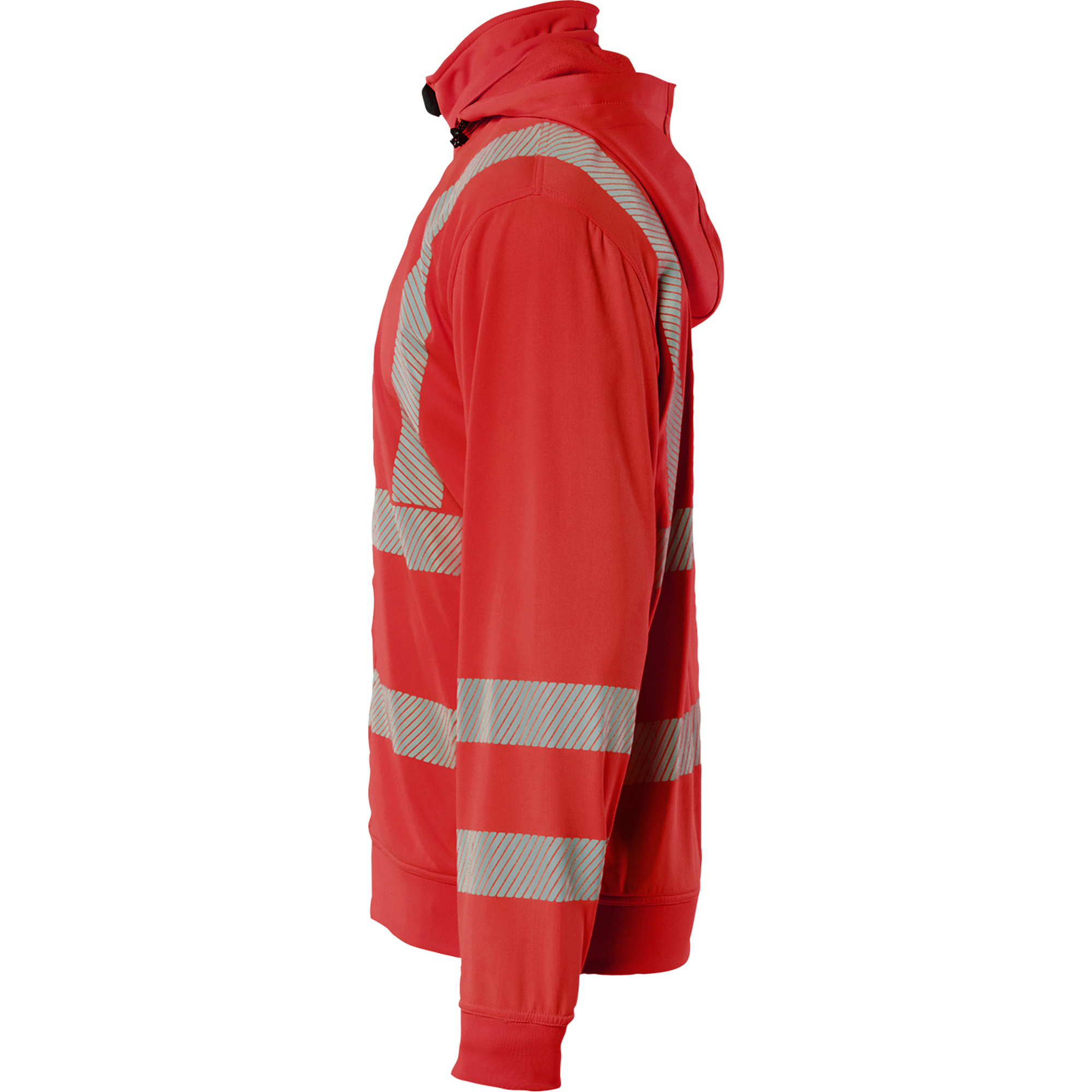 Blaklader High Vis Sweatshirt with Detachable Hood, Red (3)