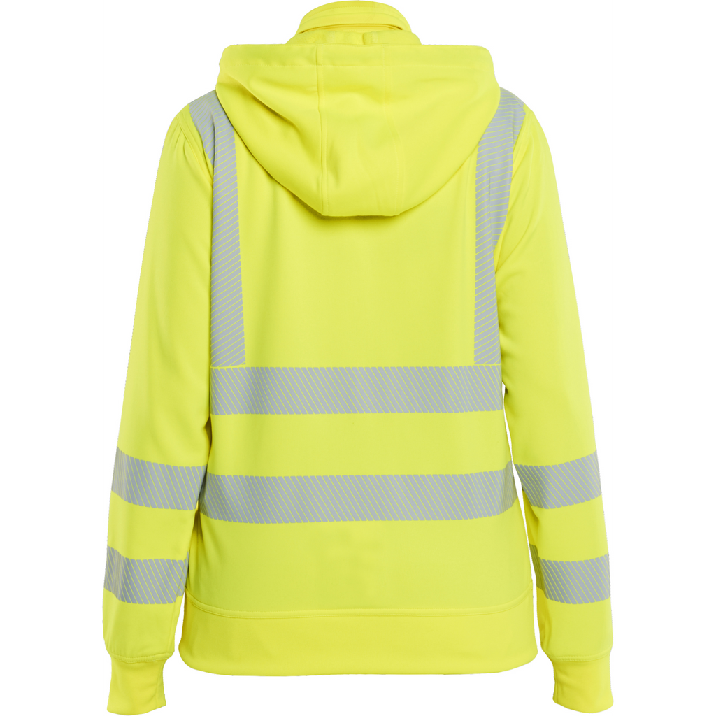 Blaklader High Vis Ladies Sweatshirt with Detachable Hood, Yellow (3)
