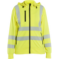 Blaklader High Vis Ladies Sweatshirt with Detachable Hood, Yellow