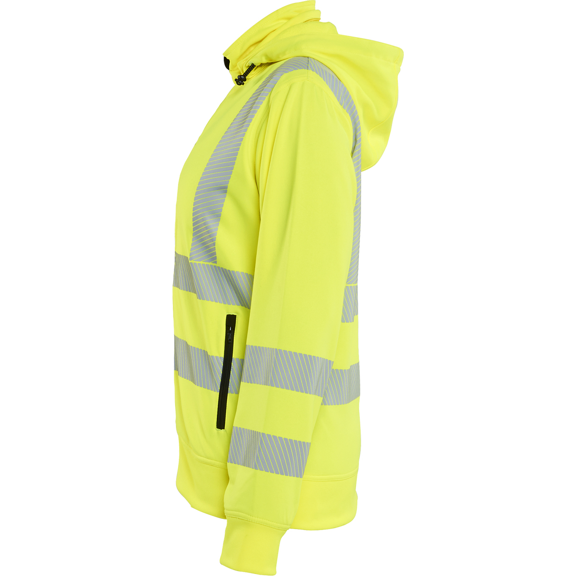 Blaklader High Vis Ladies Sweatshirt with Detachable Hood, Yellow (2)