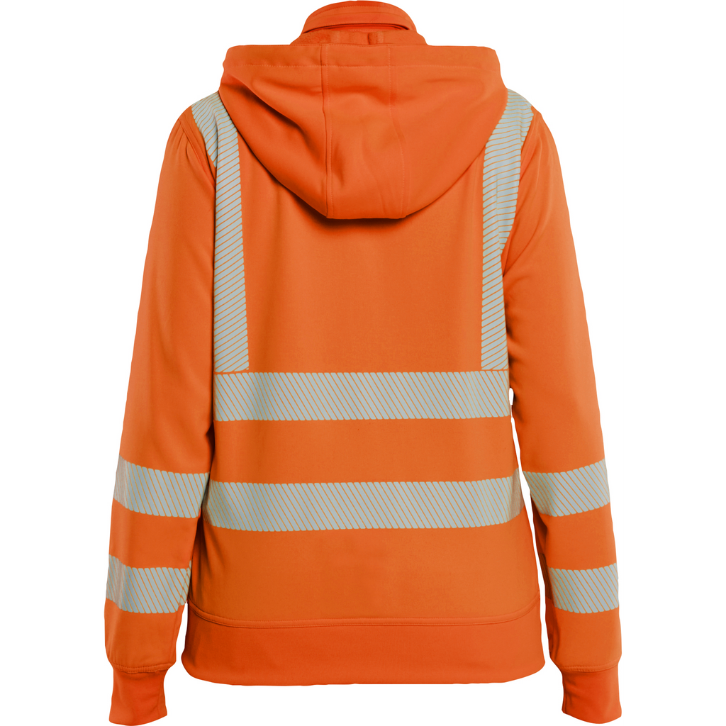 Blaklader High Vis Ladies Sweatshirt with Detachable Hood, Orange (4)