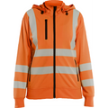 Blaklader High Vis Ladies Sweatshirt with Detachable Hood, Orange