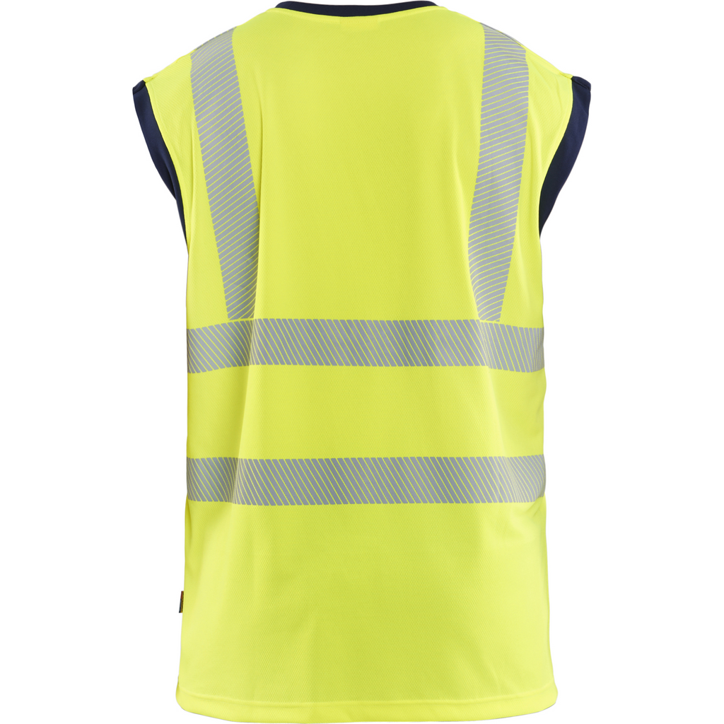 Blaklader High Vis Tank Top, Yellow/Navy (4)