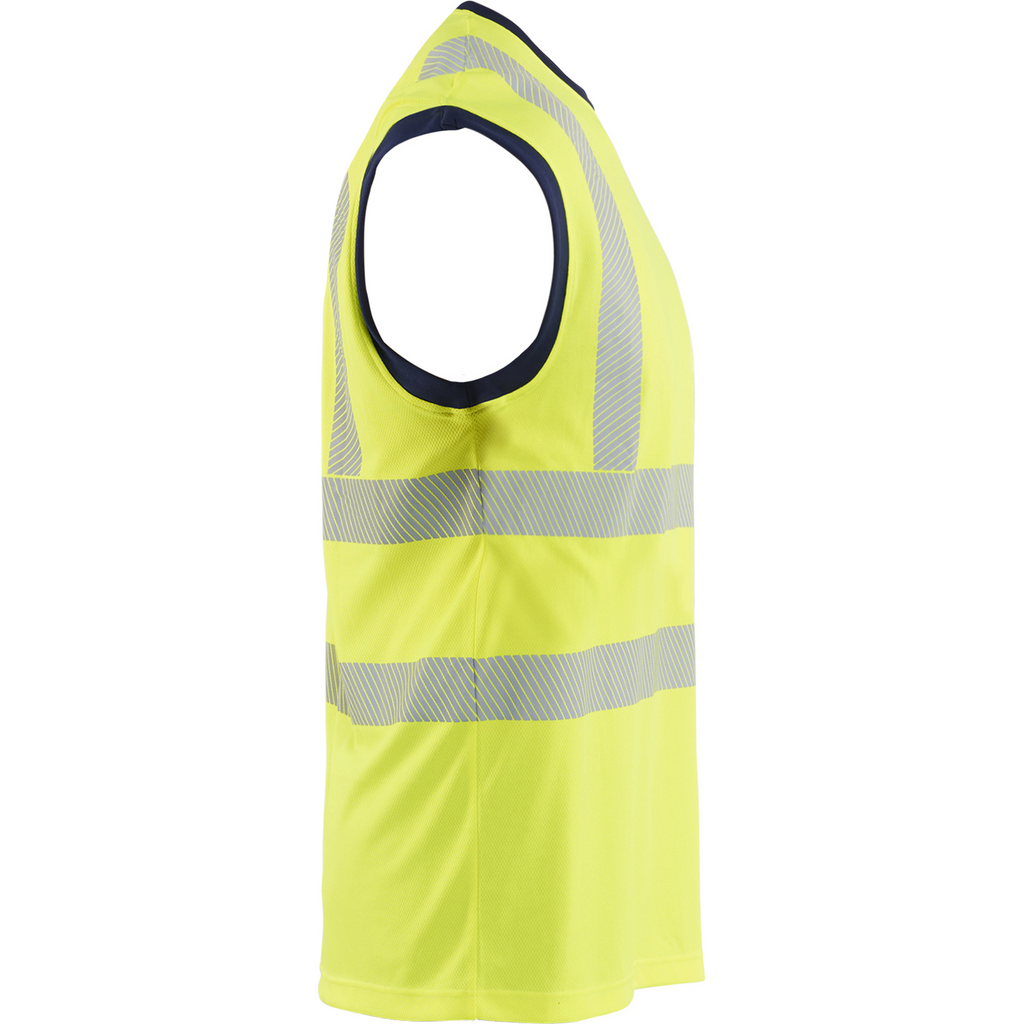 Blaklader High Vis Tank Top, Yellow/Navy (2)