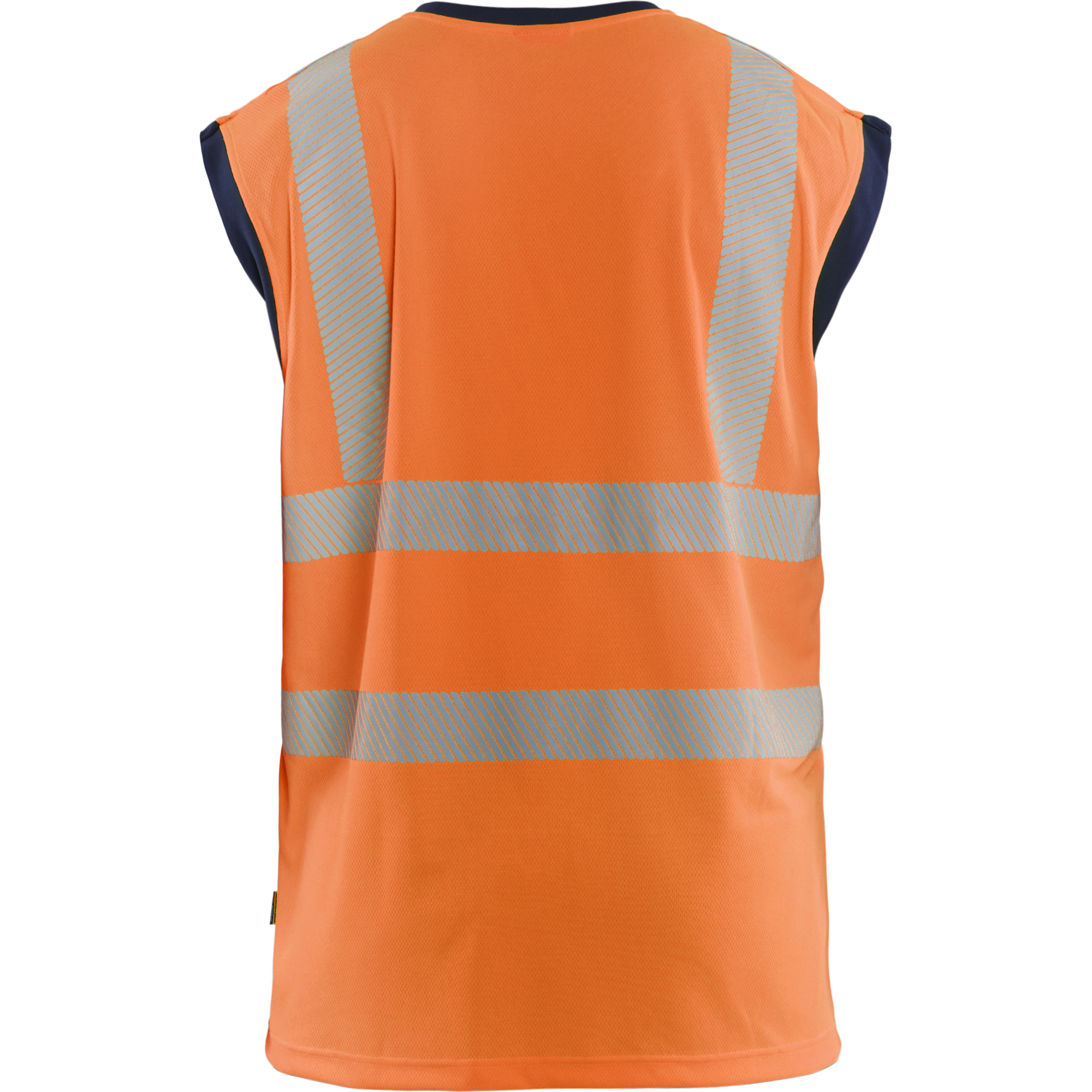 Blaklader High Vis Tank Top, Orange/Navy Blue (4)