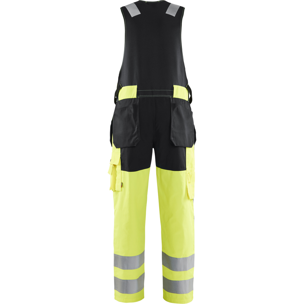 Blaklader High Vis Combination Trousers, Yellow/Black (4)