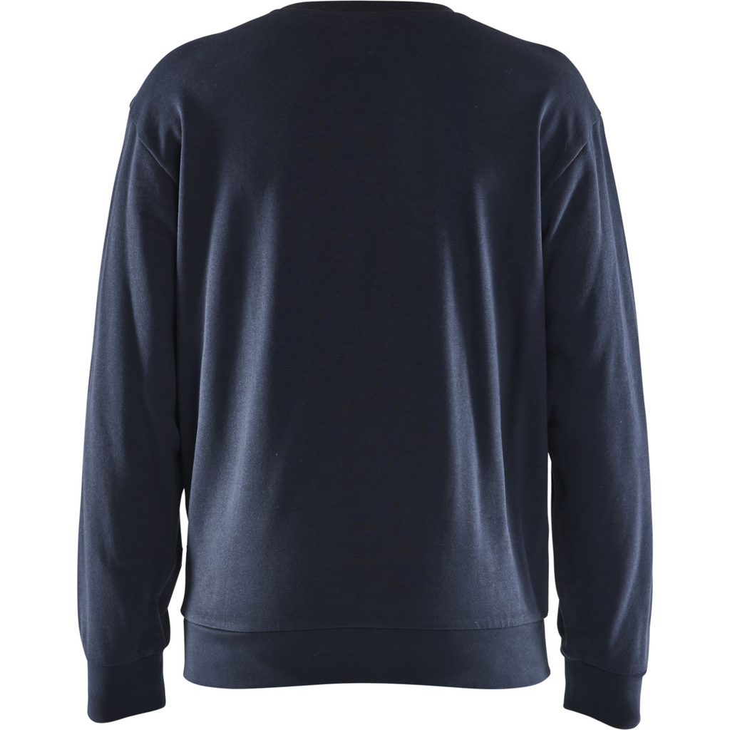 Blaklader Sweatshirt, Dark Navy/Yellow (4)