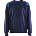 Blaklader Sweatshirt, Navy Blue/Royal Blue