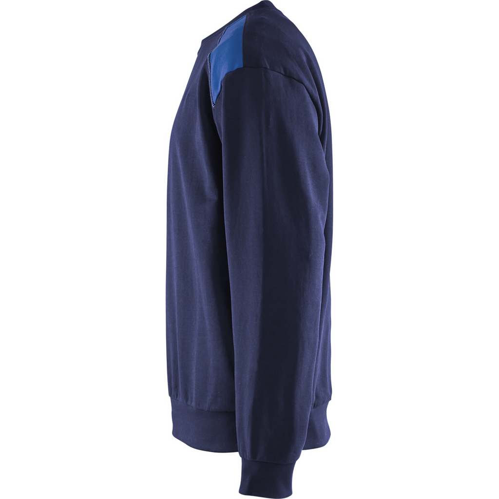 Blaklader Sweatshirt, Navy Blue/Royal Blue (3)