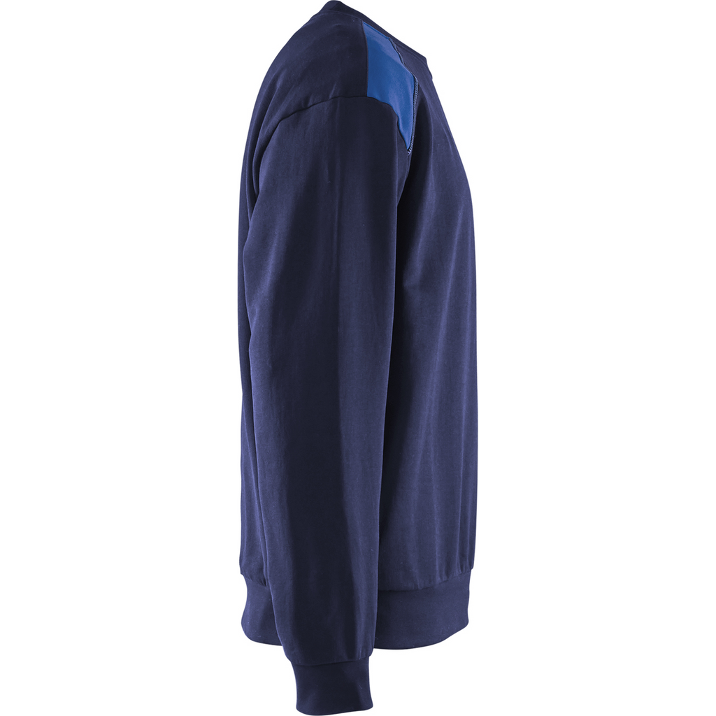 Blaklader Sweatshirt, Navy Blue/Royal Blue (2)