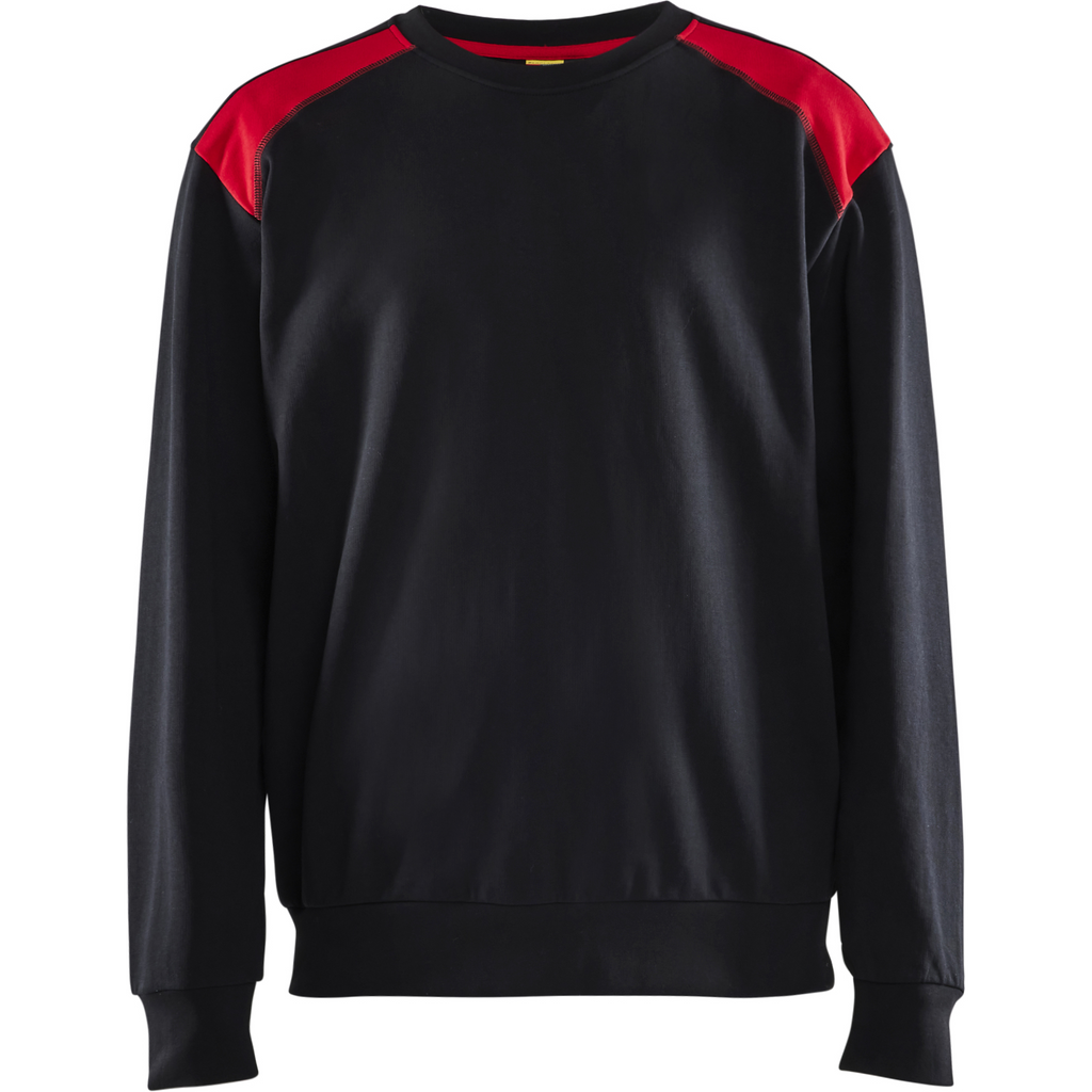Blaklader Sweatshirt, Black/Red