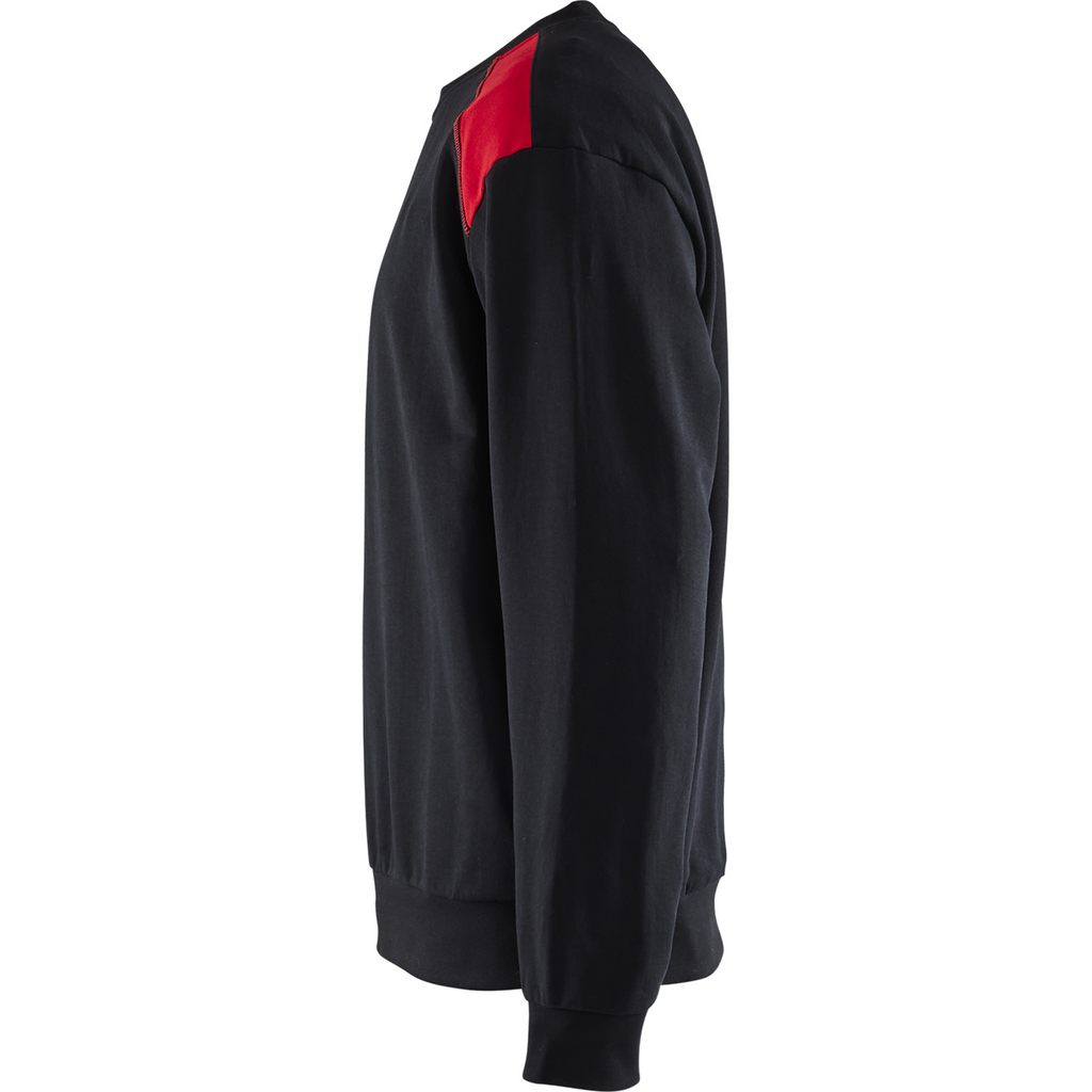 Blaklader Sweatshirt, Black/Red (3)