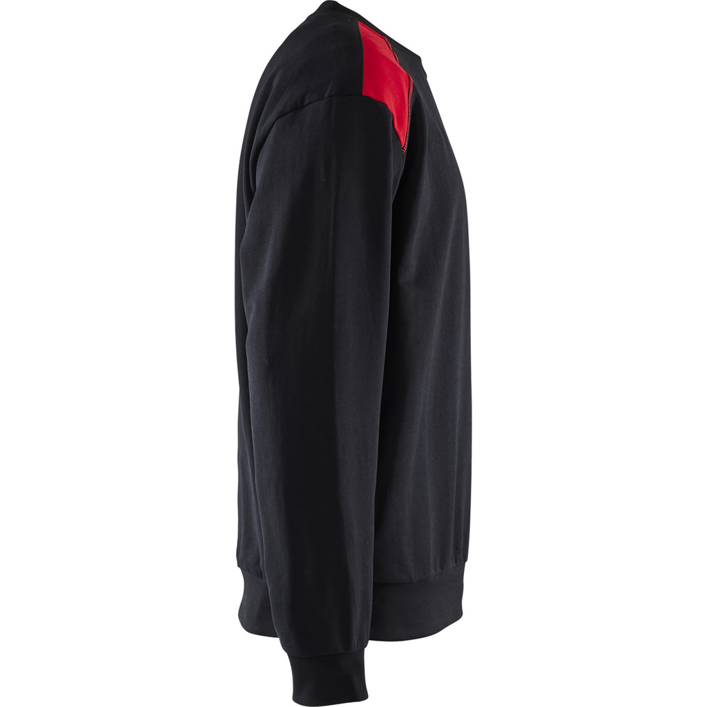 Blaklader Sweatshirt, Black/Red (2)