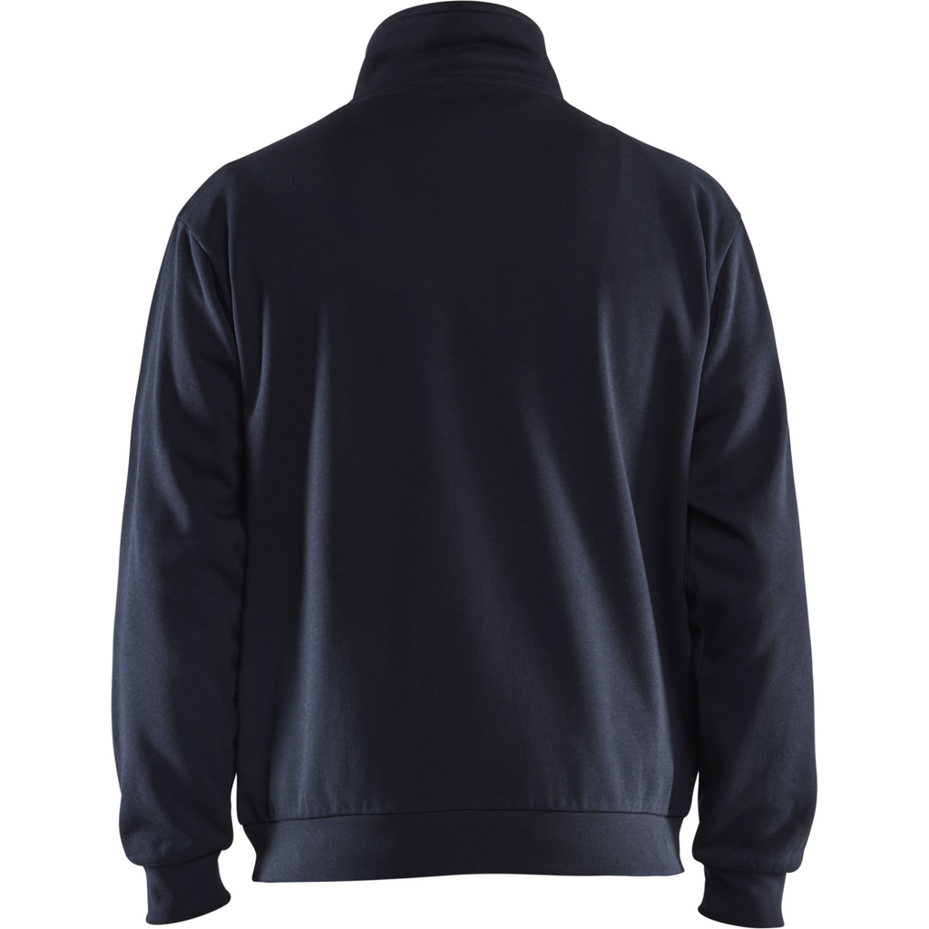 Blaklader Half-Zip Sweatshirt, Dark Navy Blue (4)