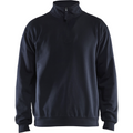 Blaklader Half-Zip Sweatshirt, Dark Navy Blue