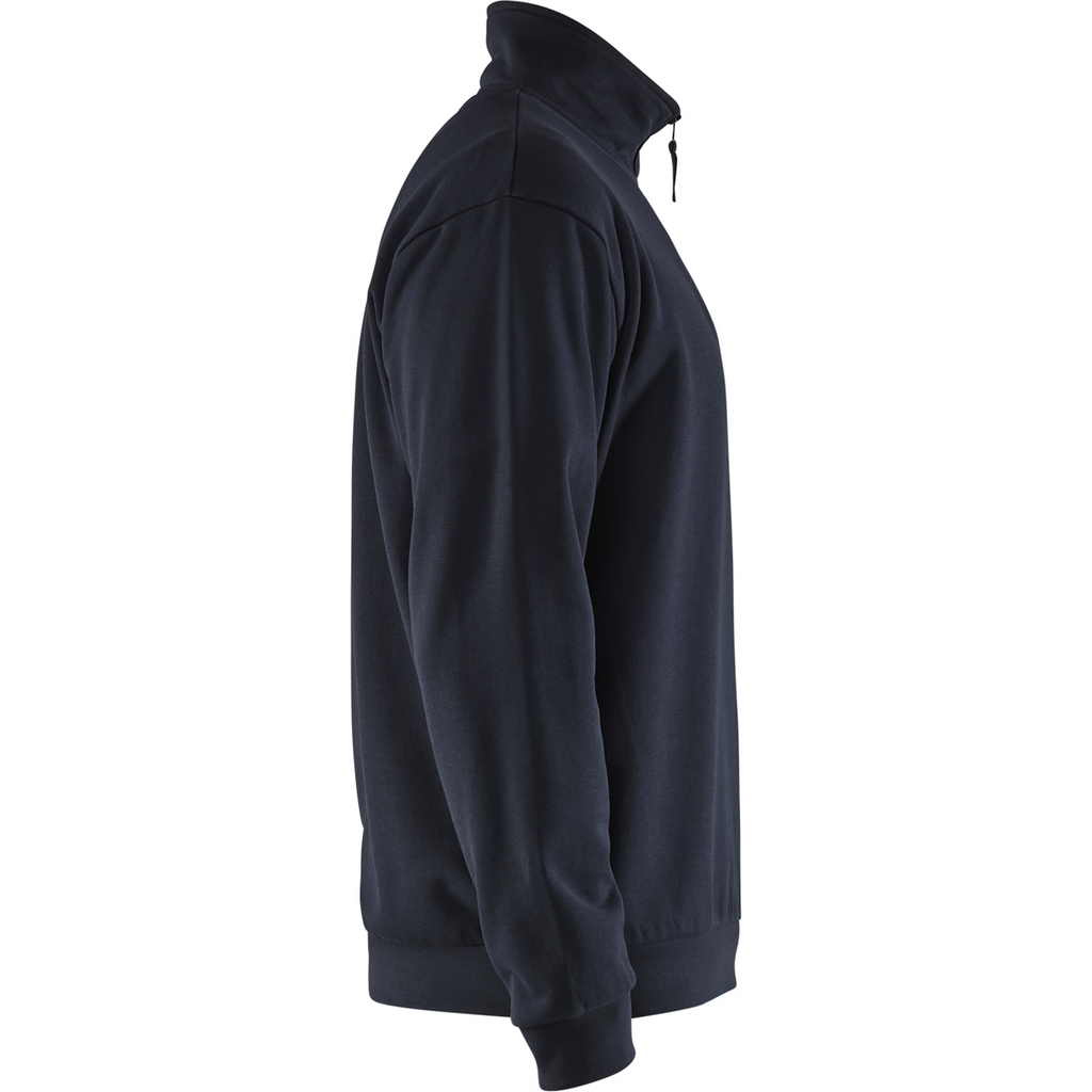 Blaklader Half-Zip Sweatshirt, Dark Navy Blue (2)