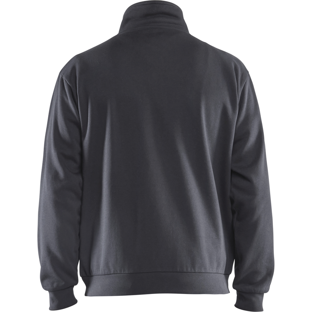 Blaklader Sweatshirt mit Half-Zip, Mittelgrau (4)