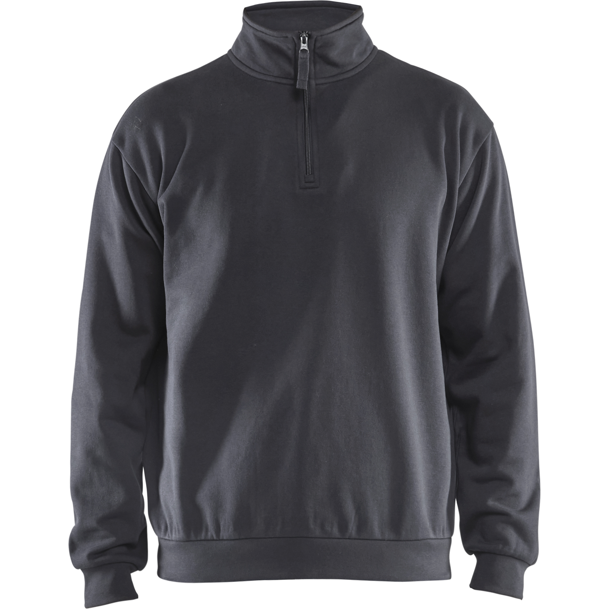 Blaklader Sweatshirt mit Half-Zip, Mittelgrau