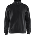 Blaklader Half Zip Sweatshirt, Black