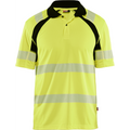Blaklader High Vis UV Protection Polo Shirt, Yellow/Black