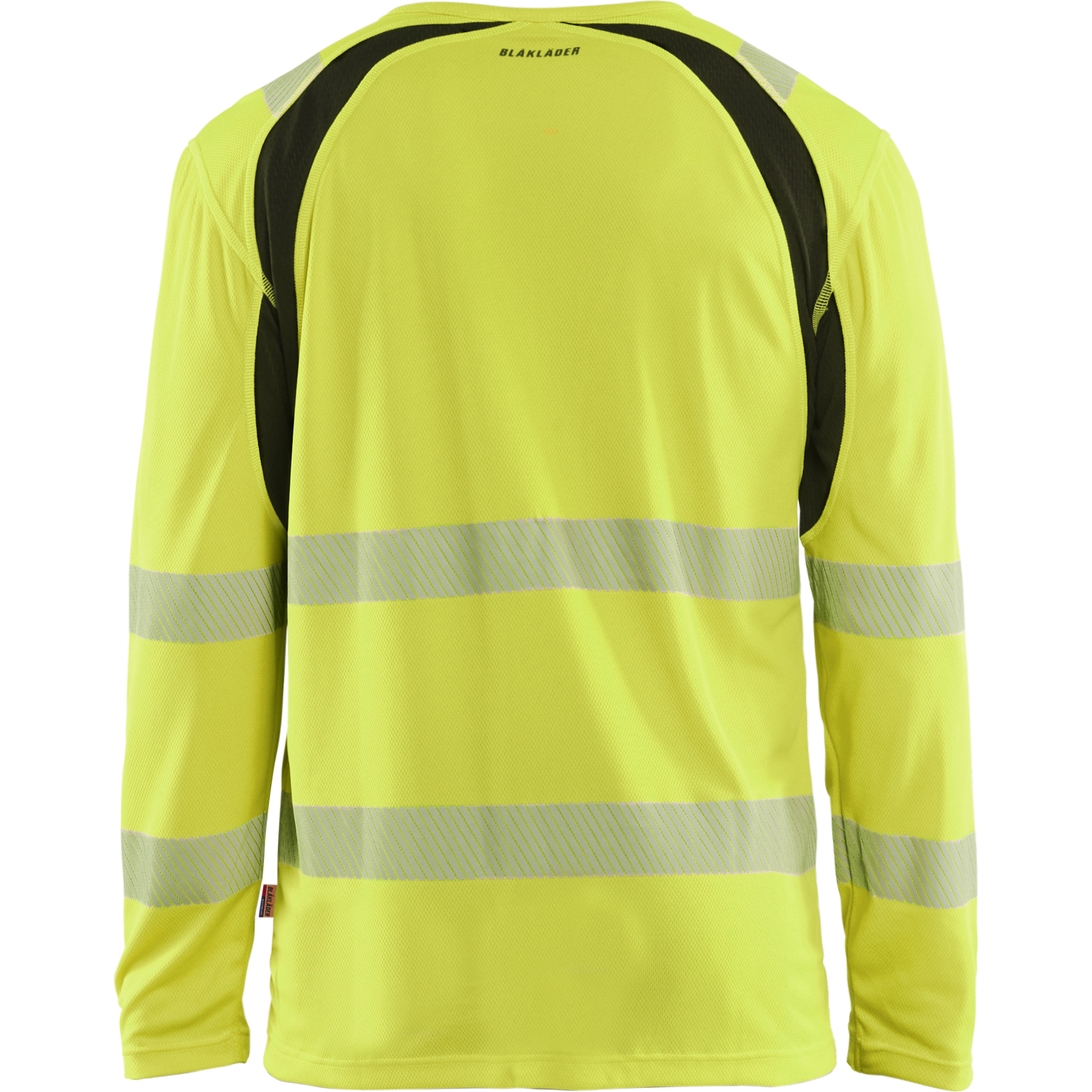 Blaklader High Vis UV Protection Long Sleeve Shirt, Yellow/Black (4)