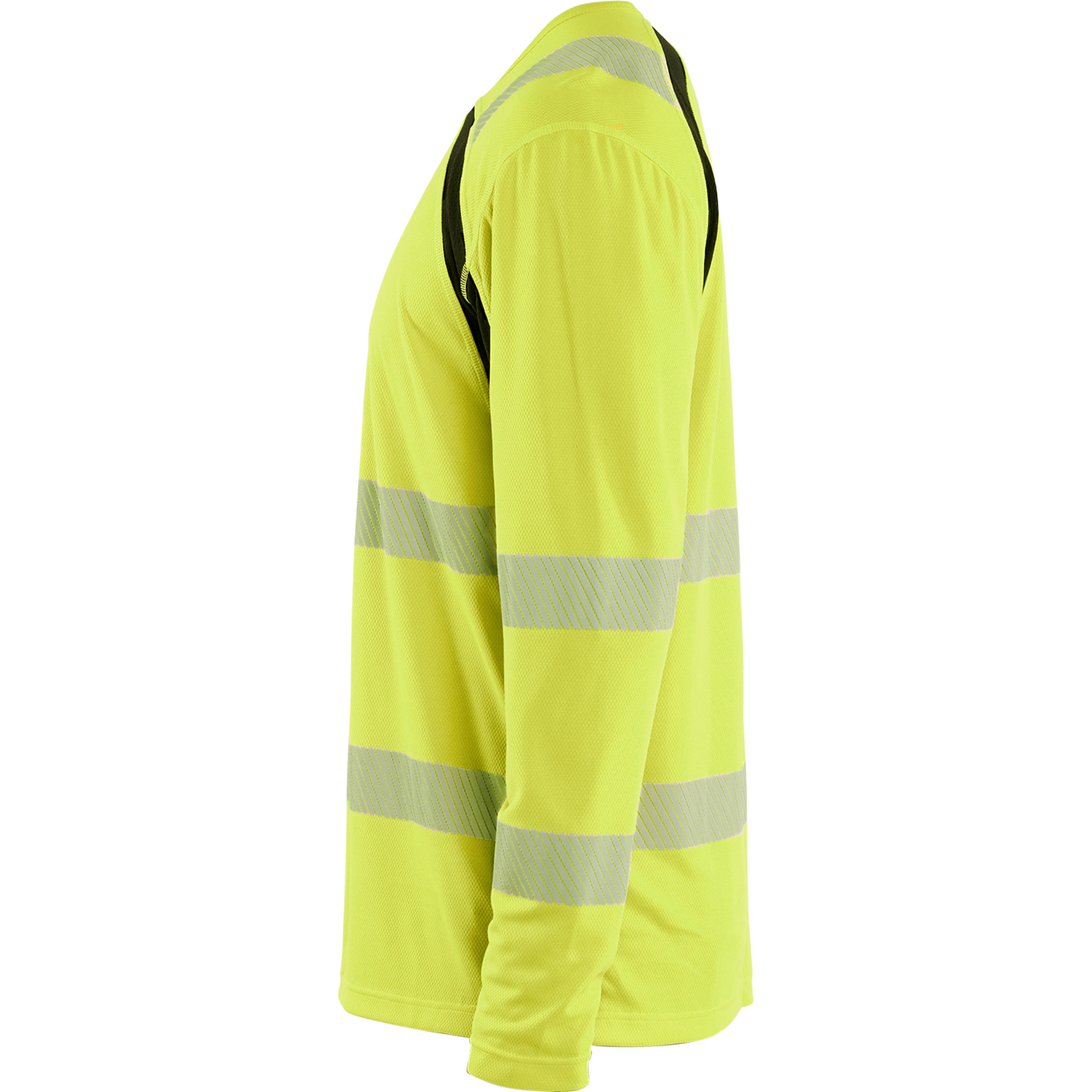 Blaklader High Vis UV Protection Long Sleeve Shirt, Yellow/Black (3)