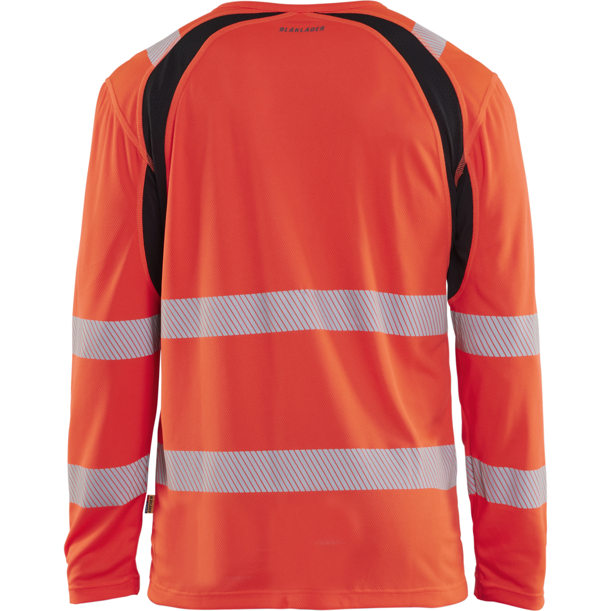 Blaklader High Vis UV Protection Long Sleeve Shirt, Red/Black (4)