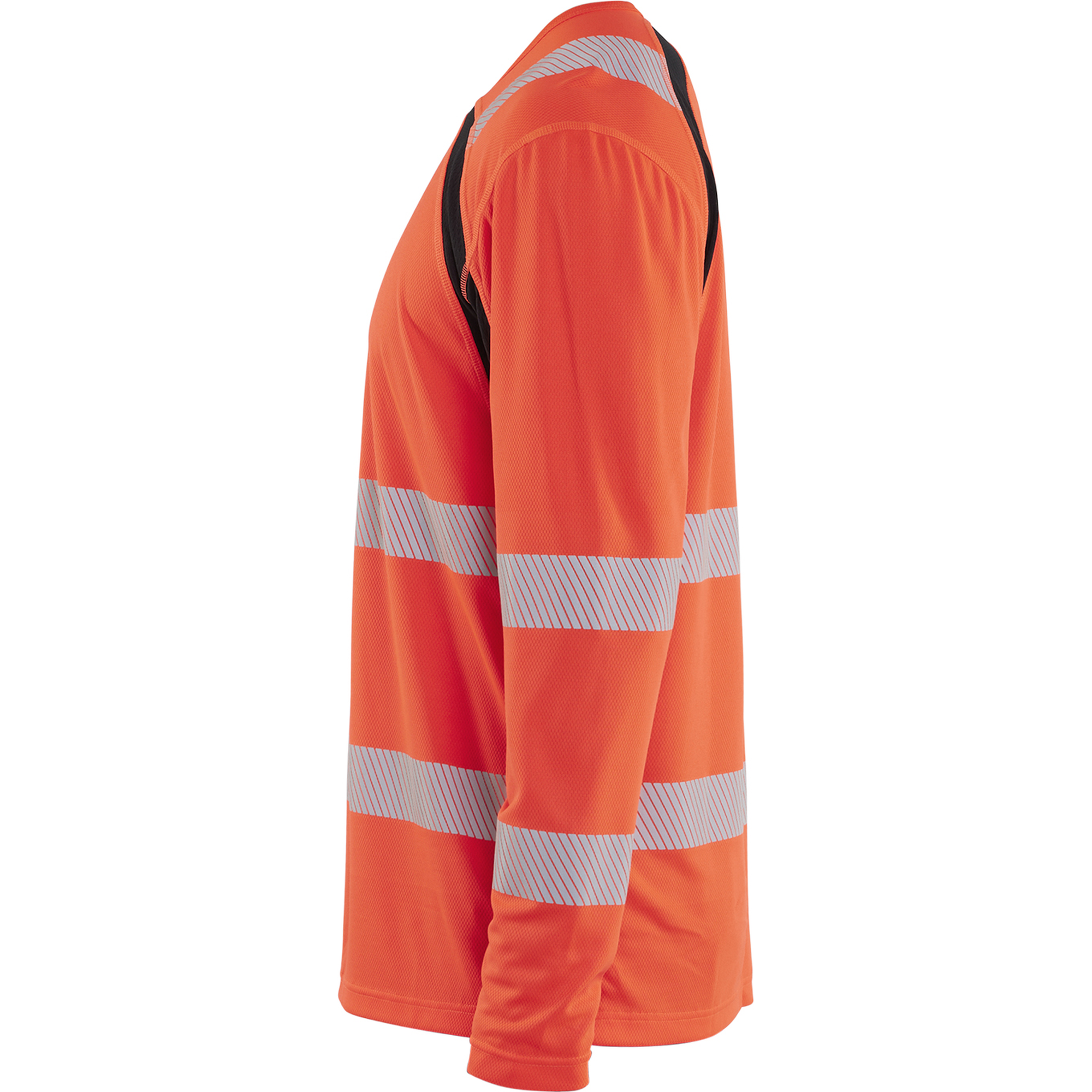 Blaklader High Vis UV Protection Long Sleeve Shirt, Red/Black (3)