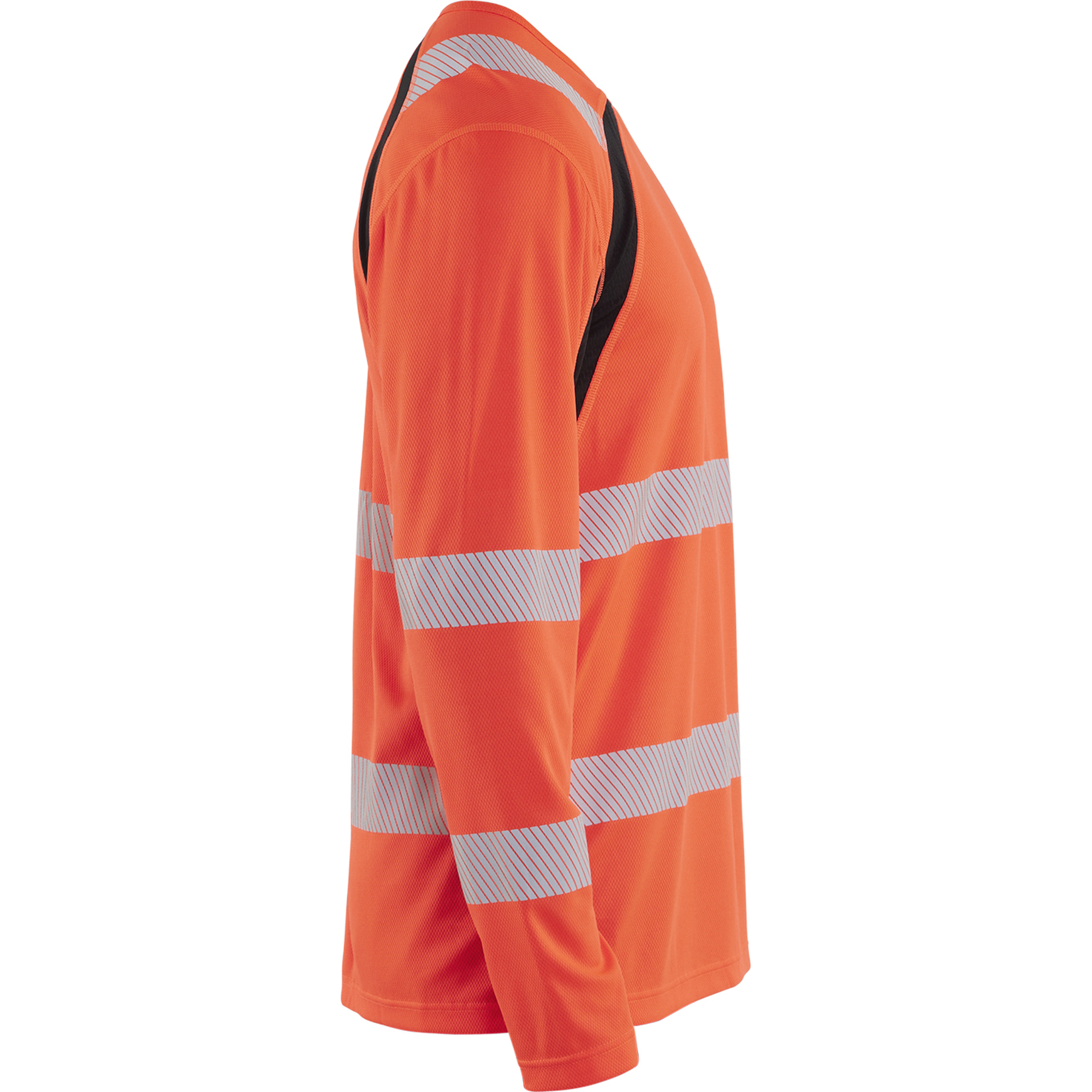 Blaklader High Vis UV Protection Long Sleeve Shirt, Red/Black (2)