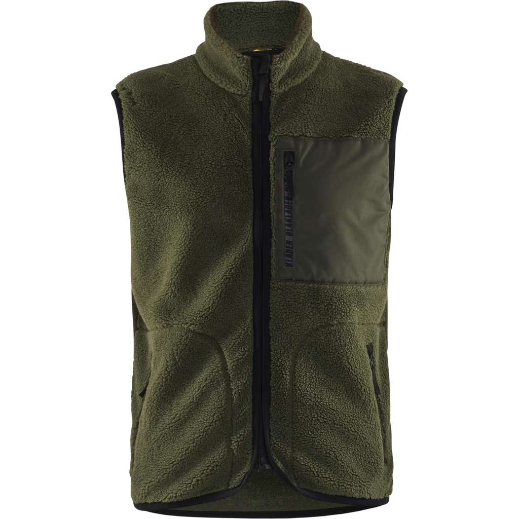 Blaklader Pile Vest, Autumn Green