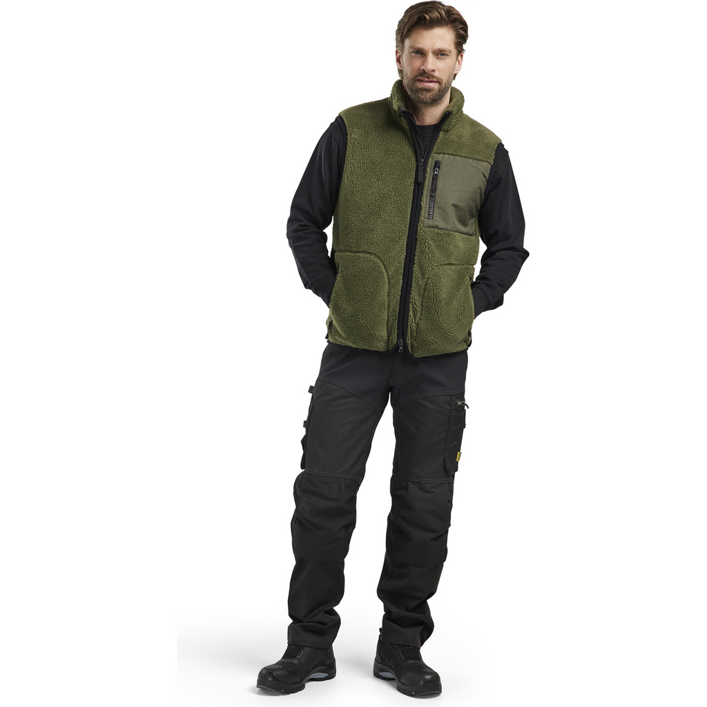 Blaklader Pile Vest, Autumn Green (5)
