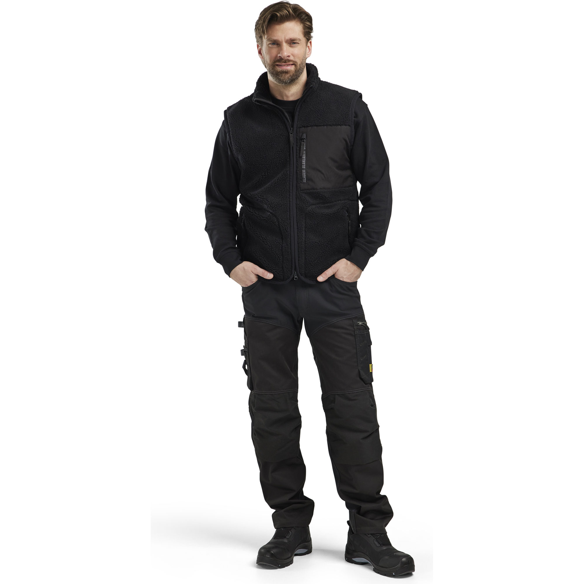 Blaklader Pile Vest, Black (5)