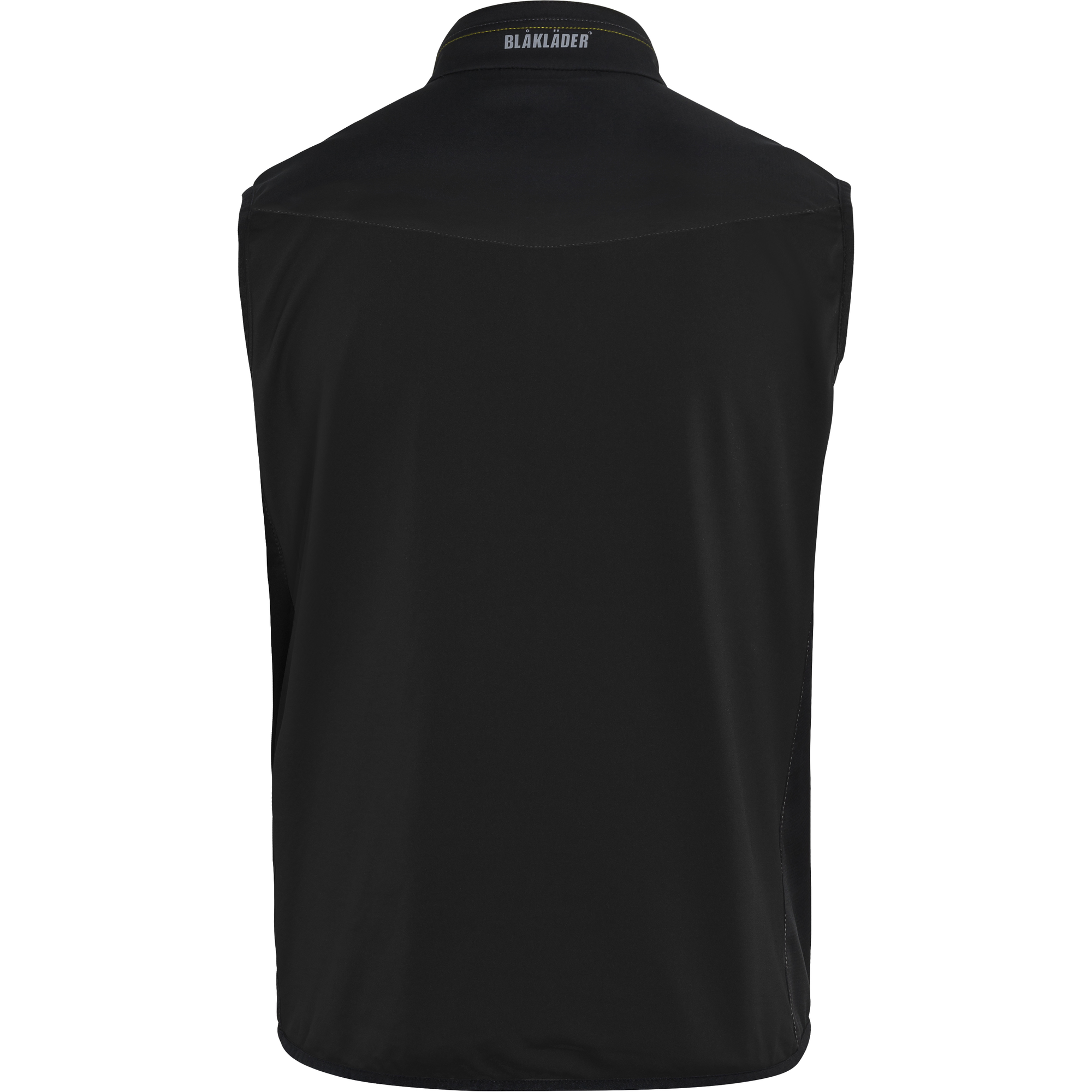 Blaklader Softshell Vest, Black/Yellow (2)