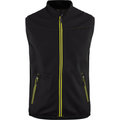 Blaklader Softshell Vest, Black/Yellow