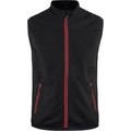 Blaklader Softshell Vest, Black/Red