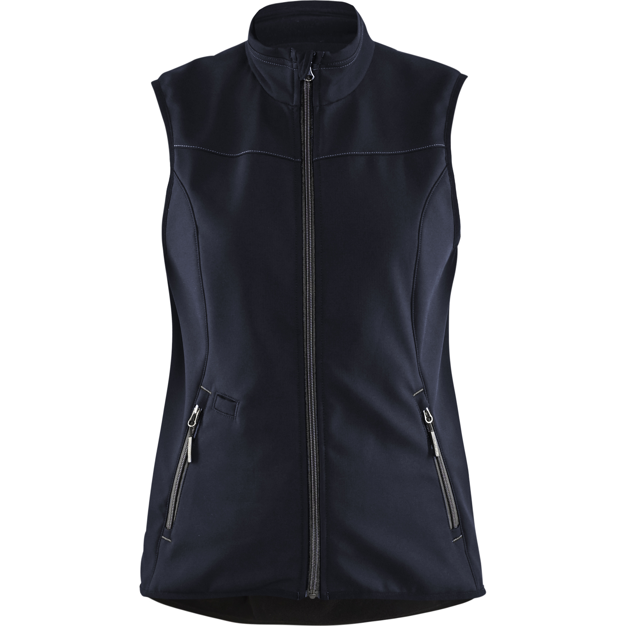 Blaklader Ladies Softshell Vest, Dark Navy/Black