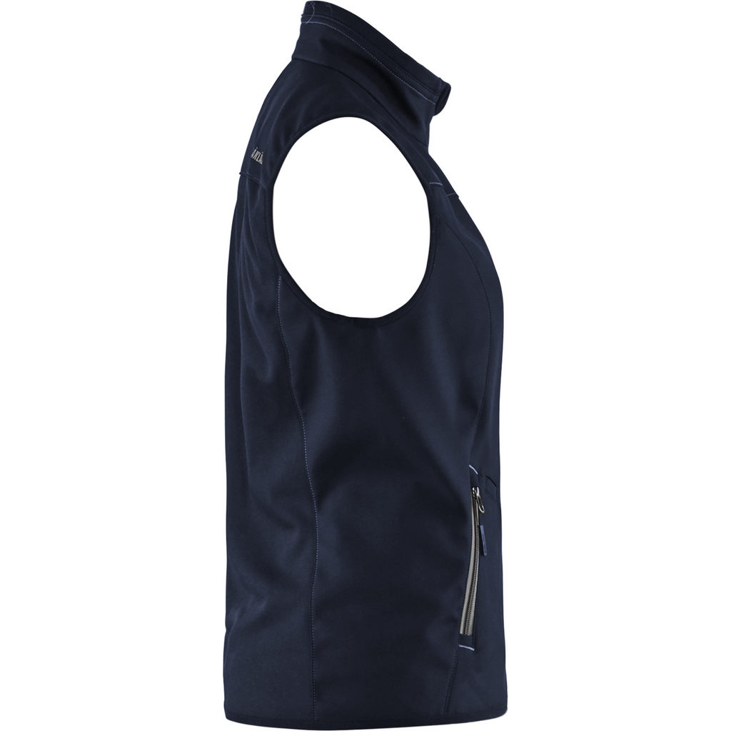 Blaklader Ladies Softshell Vest, Dark Navy/Black (2)