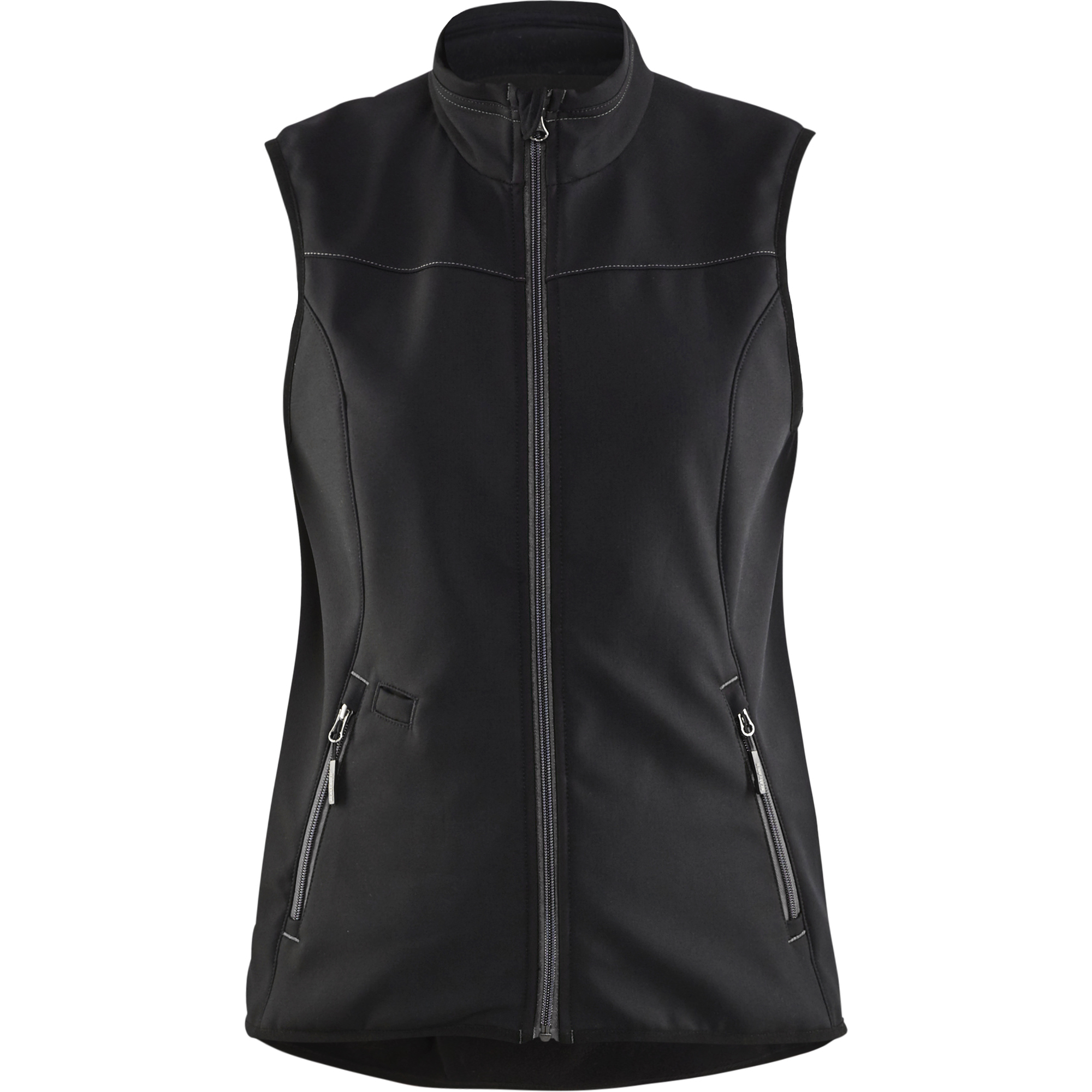 Blaklader Ladies Softshell Vest, Black/Dark Grey