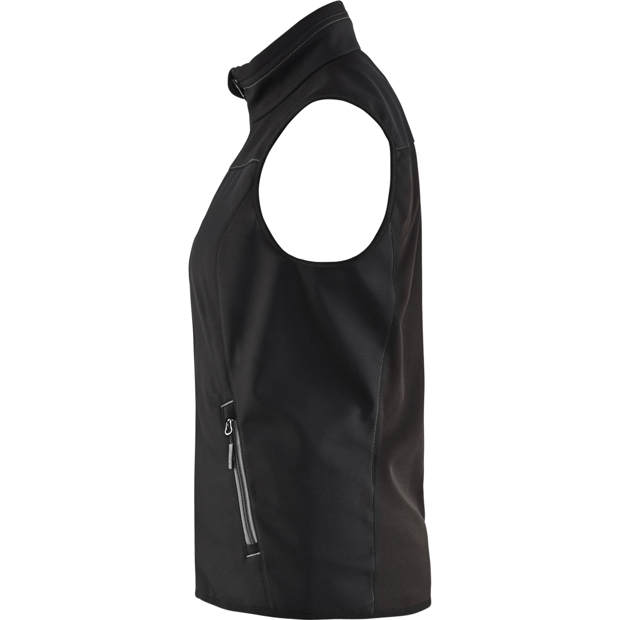 Blaklader Ladies Softshell Vest, Black/Dark Grey (3)